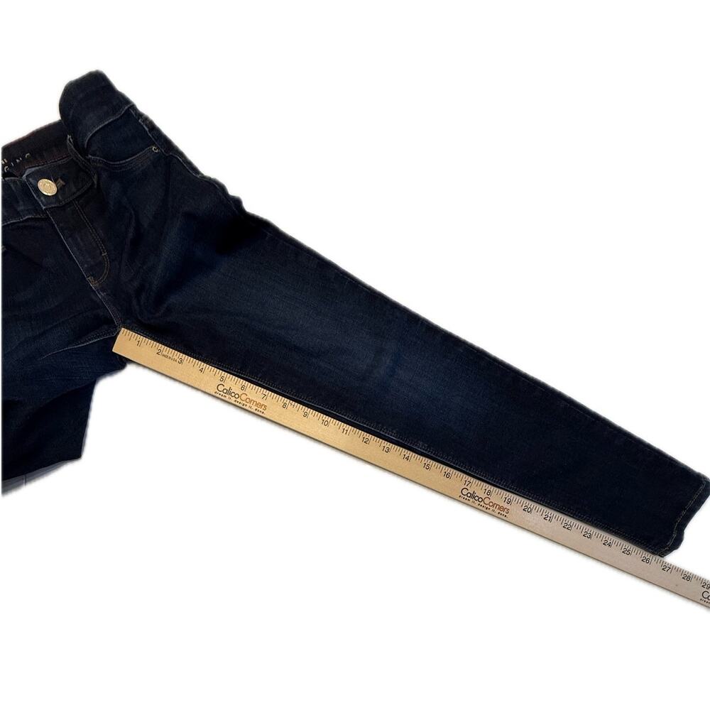 WHBM The Jegging Dark Wash Skinny Stretch Jegging Jeans Petite Size 0P 💙🖤💙 - Picture 12 of 14